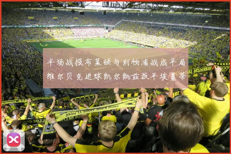 半场战报布莱顿与利物浦战成平局维尔贝克进球凯尔凯兹扳平埃基蒂克因伤退场