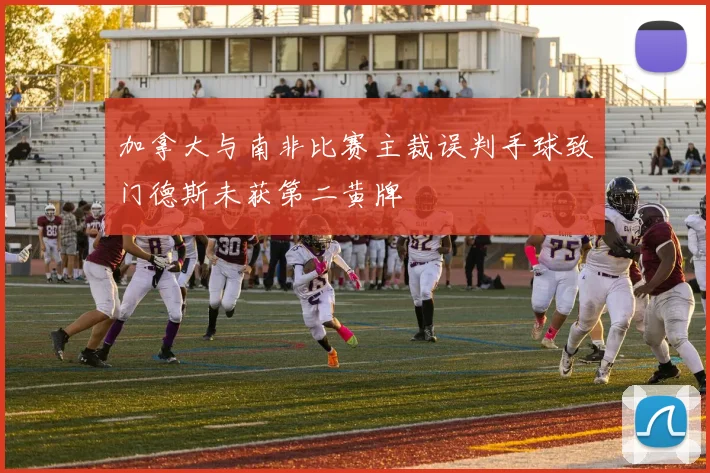 加拿大与南非比赛主裁误判手球致门德斯未获第二黄牌